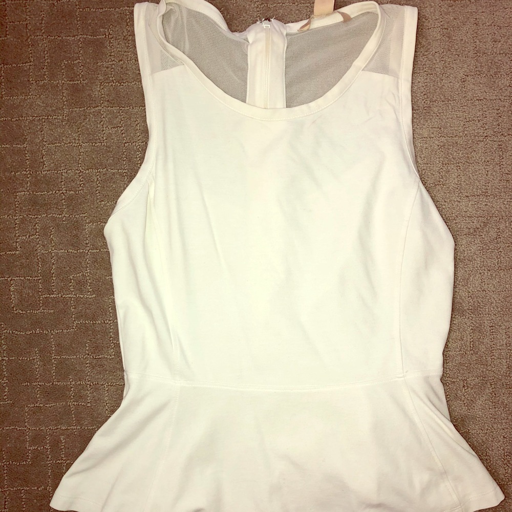 White banana republic blouse